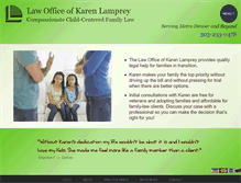 Tablet Screenshot of lampreylaw.com